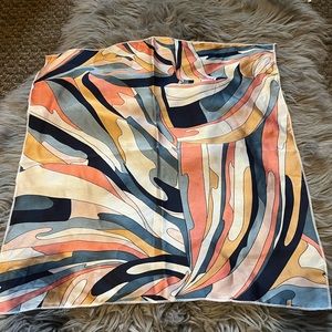 Retro Inspired Print Scarf
